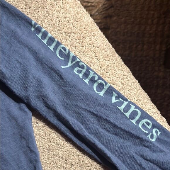 Vineyard Vines Navy Hoodie with Logo - Picture 2 of 5